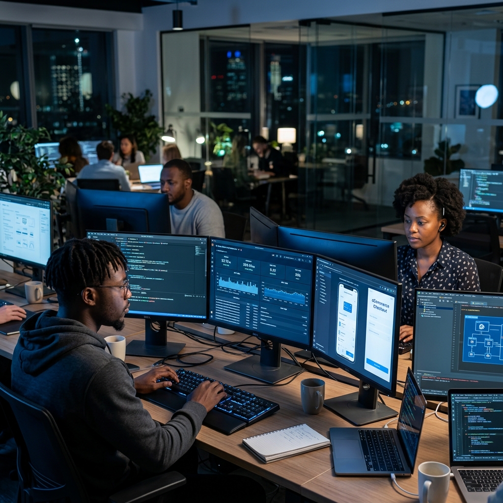 Equipa de desenvolvimento de software em Angola